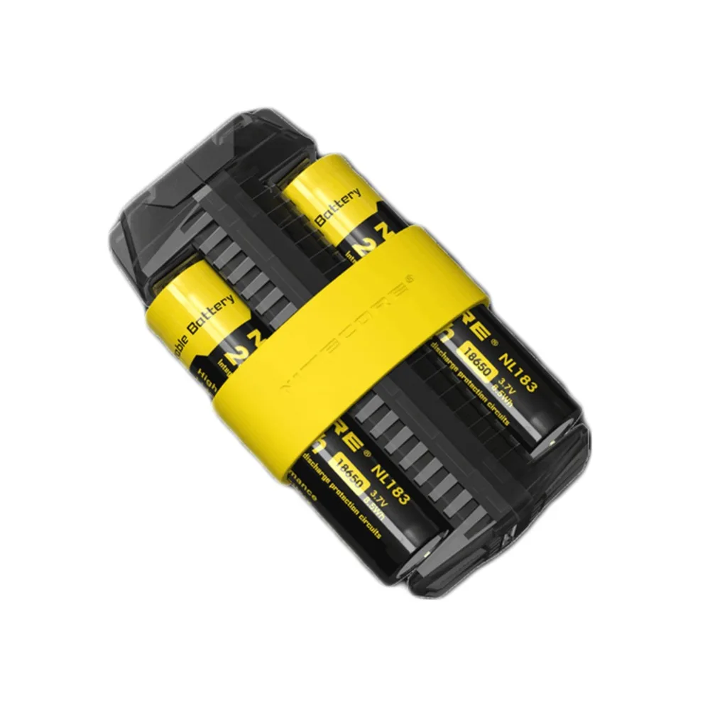 NITECORE F2 F1 гибкий Мощность банк 2A умный литий ионный аккумулятор IMR 2 слоты USB