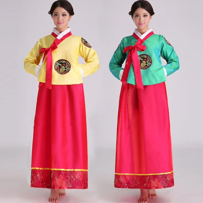 Ограниченная Коллекция 2017 юката женская модель женские костюмы Hanbok корейские