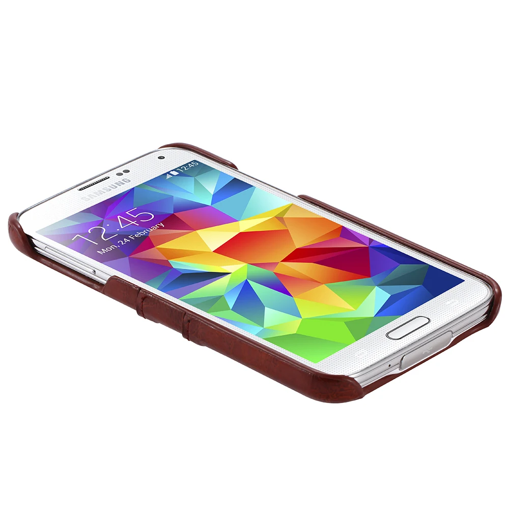 FLOVEME Классический чехол из искусственной кожи для Samsung Galaxy S5 S6 S7 Edge S8 Plus чехлы с