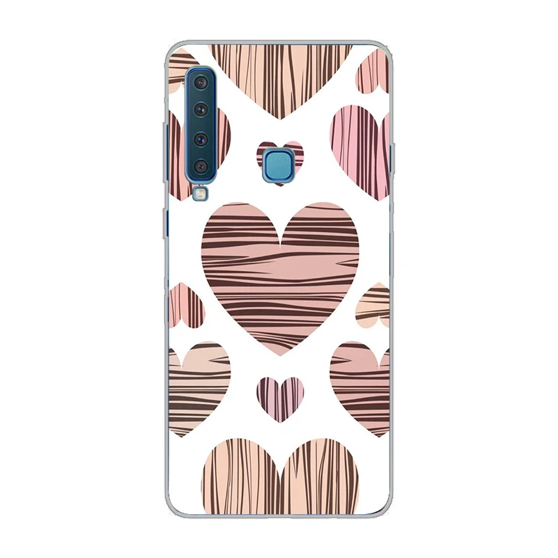 ciciber Phone Case for Samsung Galaxy A6 A8 A7 A9 Plus 2018 Star Cover A5 A3 2016 2017 A6S Pineapple Love Feather |