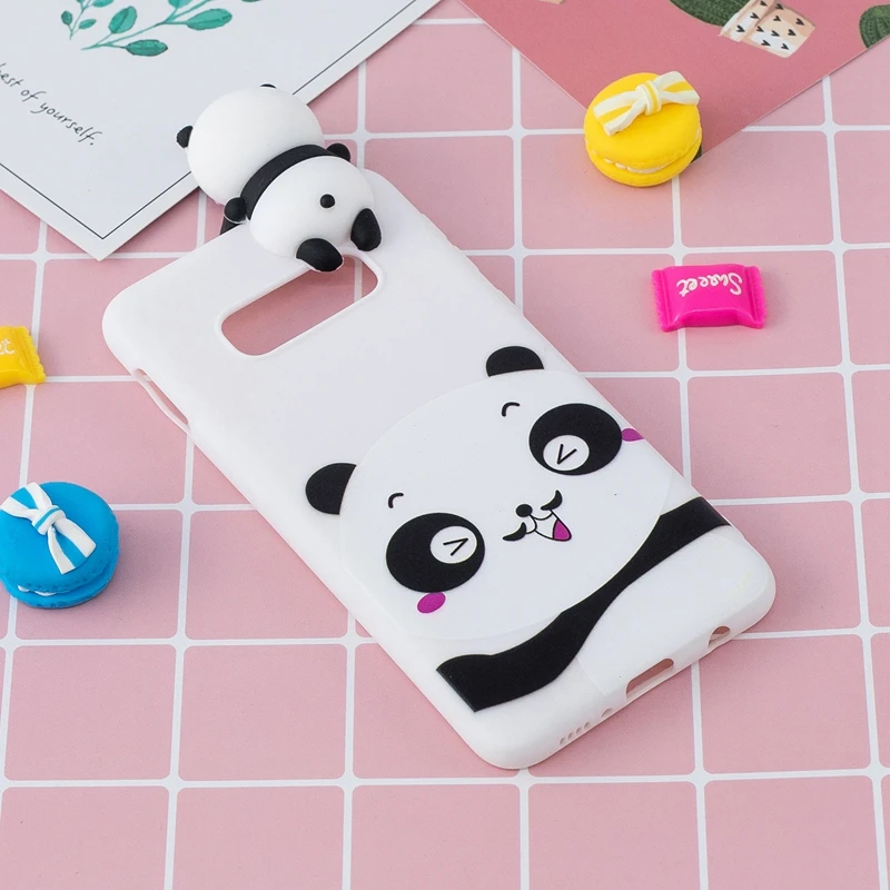 Чехол для Samsung Galaxy S10 силиконовый чехол с пандой S10e Plus G975F S 10 S20 ультра задняя