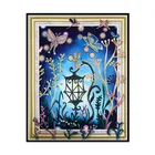 Алмазная картина с фонариками на Хэллоуин, 40 х50 см