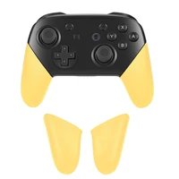 yellow nintend switch pro controller anti slip grip shell diy delicate textured handle cover for ns switch pro accessories decal