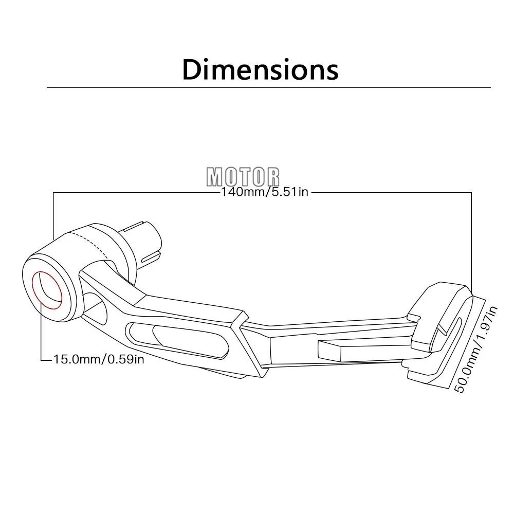 Мотоциклетная система Proguard тормозной рычаг сцепления защита для рук