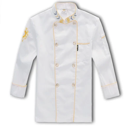 Рабочая одежда шеф повара с длинным рукавом для осени и зимы мужской костюм в