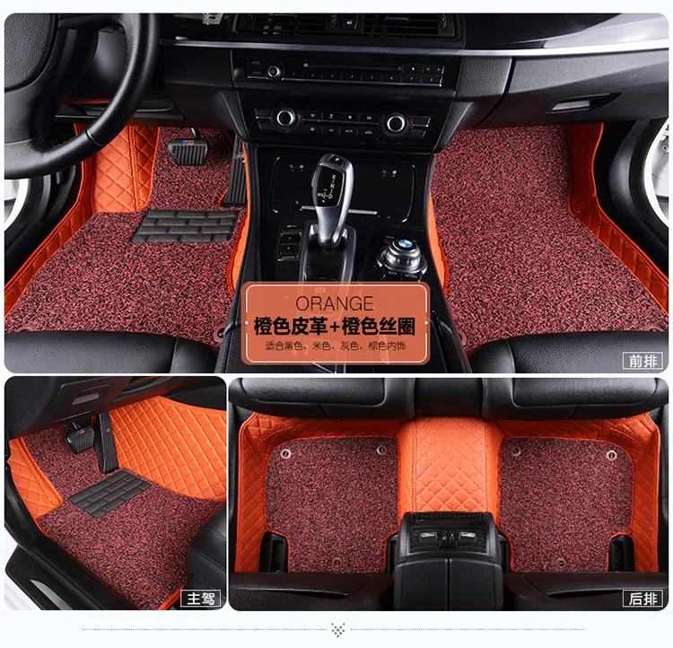 Myfmate автомобильные коврики для Ford Focus Mondeo Transit Custom Fiesta S-MAX Explorer KUGA Escape Mustang Tourneo Edge Everest Fiesta