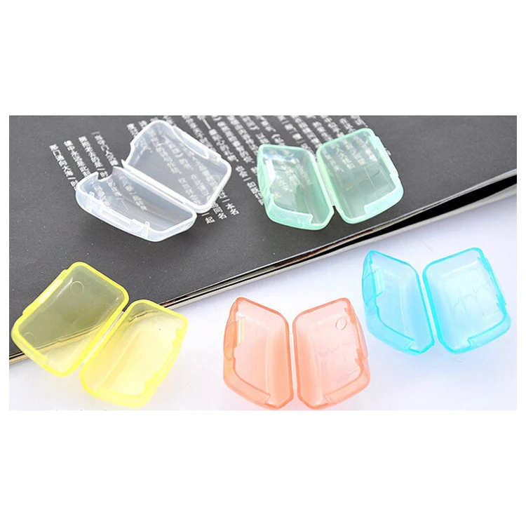 10 Pcs Portable Brushes Cap Cases Covers Toothbrush Holder Home World Tourism Camping (Random Color) | Красота и здоровье