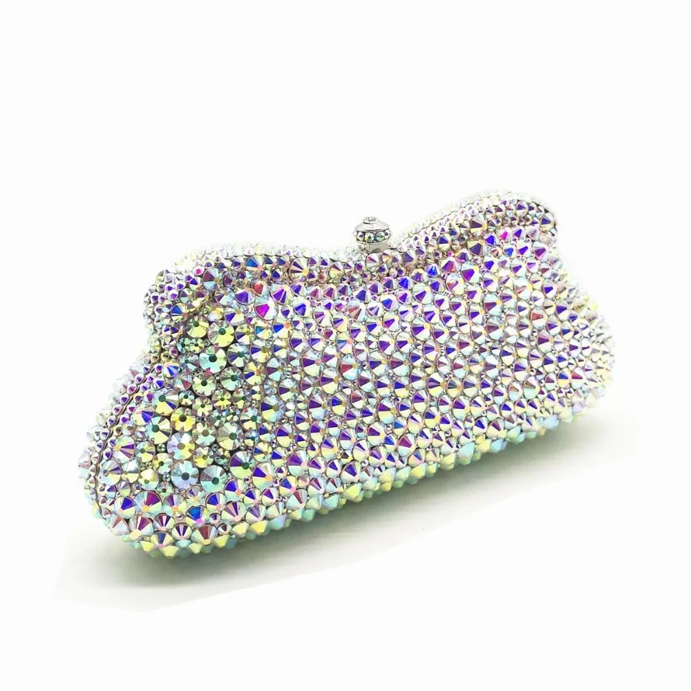 Дамская вечерняя сумочка клатч Minaudiere маленький кошелек для телефона денег