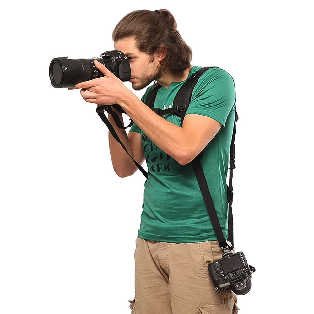 GGS FS 6 Professional FOTOSPEED Quick Release плечевой двойной ремень камера Слинг с 1/4 &quotвинт для DSLR