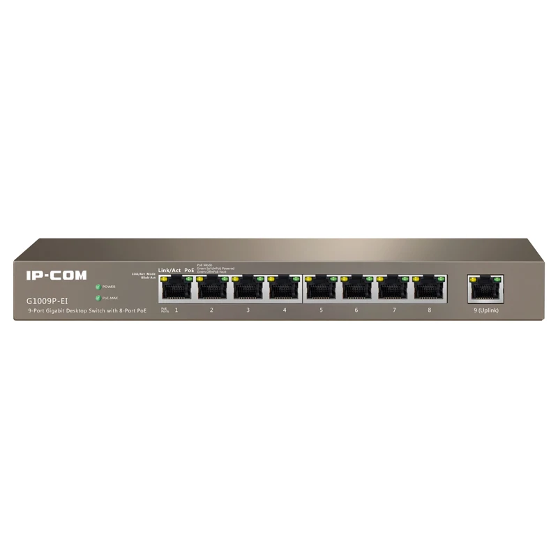G1009P 9 портовый гигабитный неуправляемый сетевой коммутатор ethernet 9*10 100 1000 Мбит/с RJ45