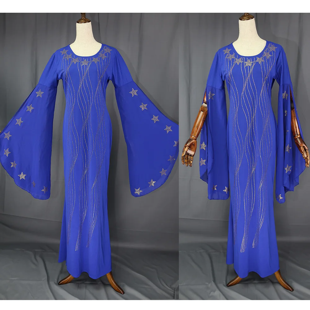 Африканские платья для женщин Dashiki алмаз африканская одежда Bazin Broder Riche