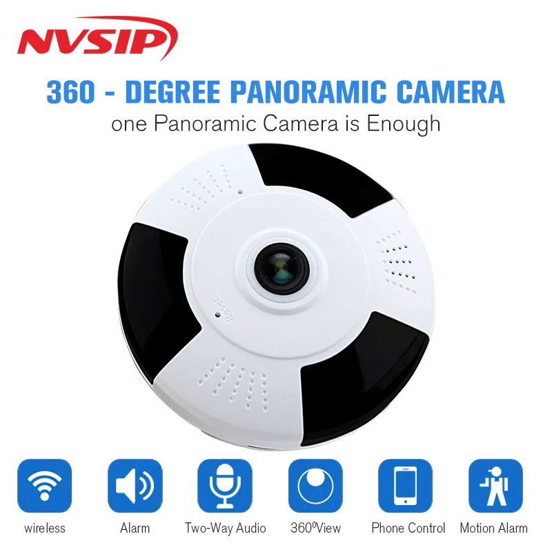 960P HD ip камера рыбий глаз панорама ИК ночного видения Wifi 360 градусов полный обзор
