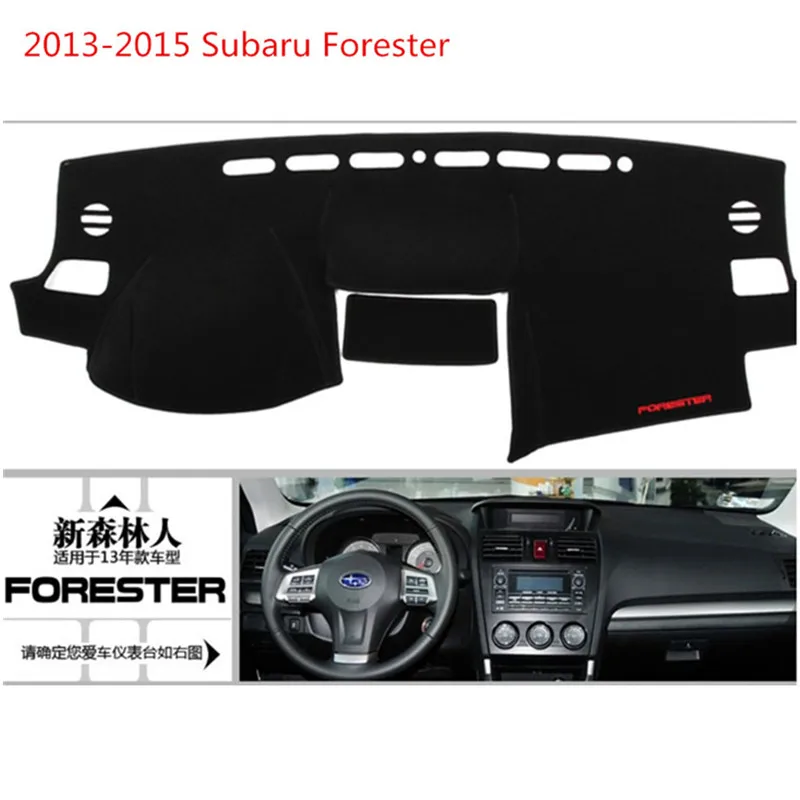 High quality Console Avoid light pad dashboard protection Embroidery section For 2013-2015 Forester | Автомобили и мотоциклы