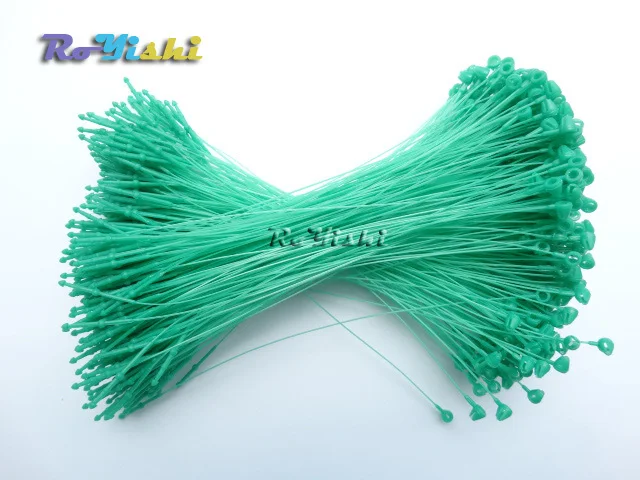 

Зеленые петли для булавок, 1000 шт., 5 дюймов, крепежные петли, не требуется бирка, бесплатная доставка