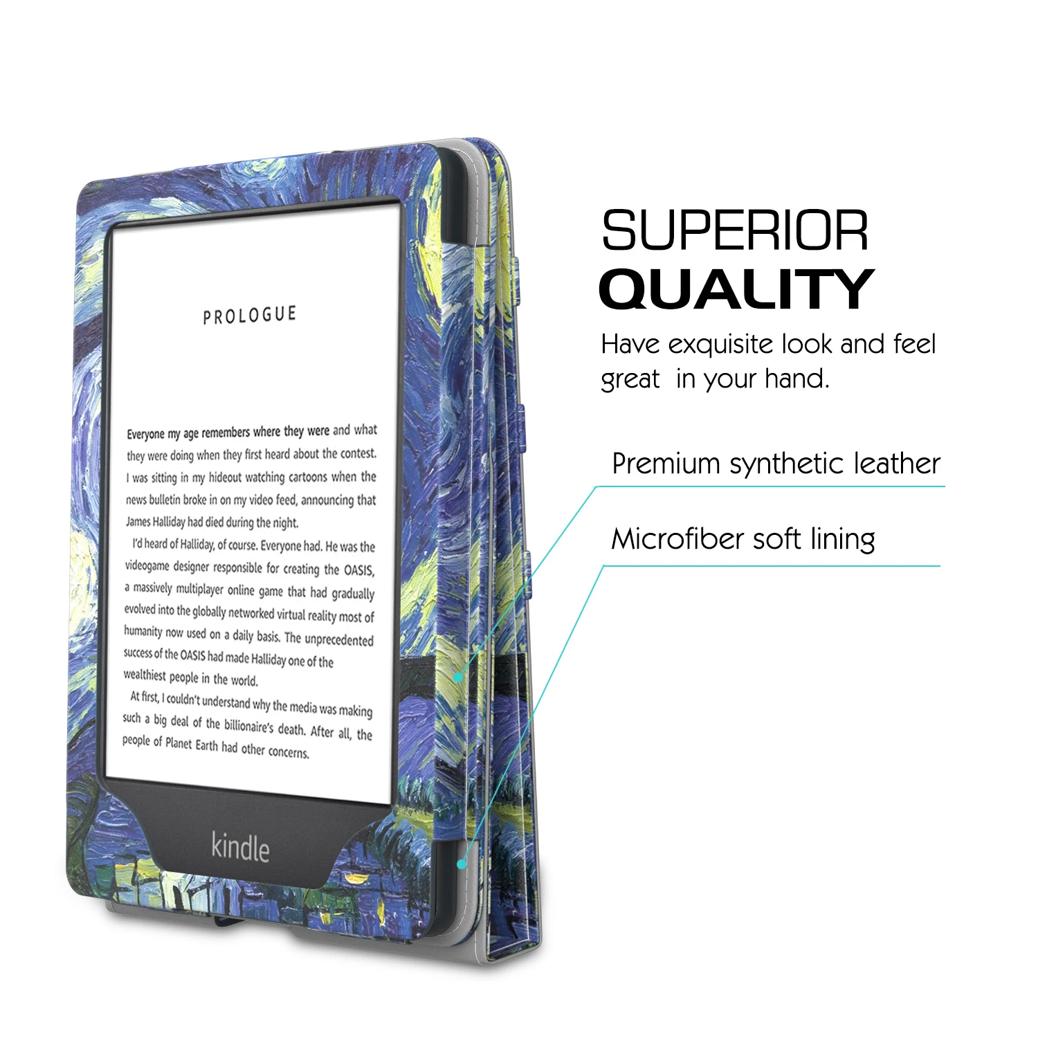 Чехол для нового Kindle(10-го поколения,)/Kindle(8-го поколения,), вертикальный откидной Чехол премиум класса с функцией автоматического пробуждения/сна