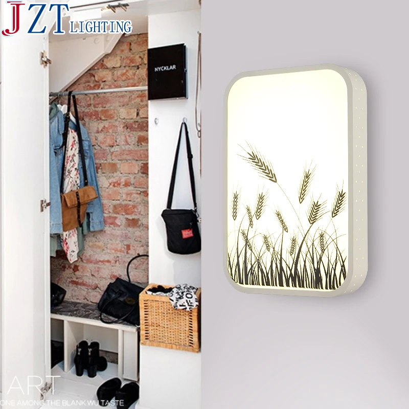 M прямоугольная Скандинавская креативная светодиодная настенная лампа 31*21 см