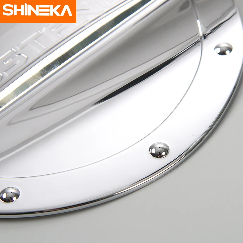 

SHINEKA Car Styling ABS Fuel Tank Cap Gas/Oil Tank Cover Sticker for Ford Mustang 2015+