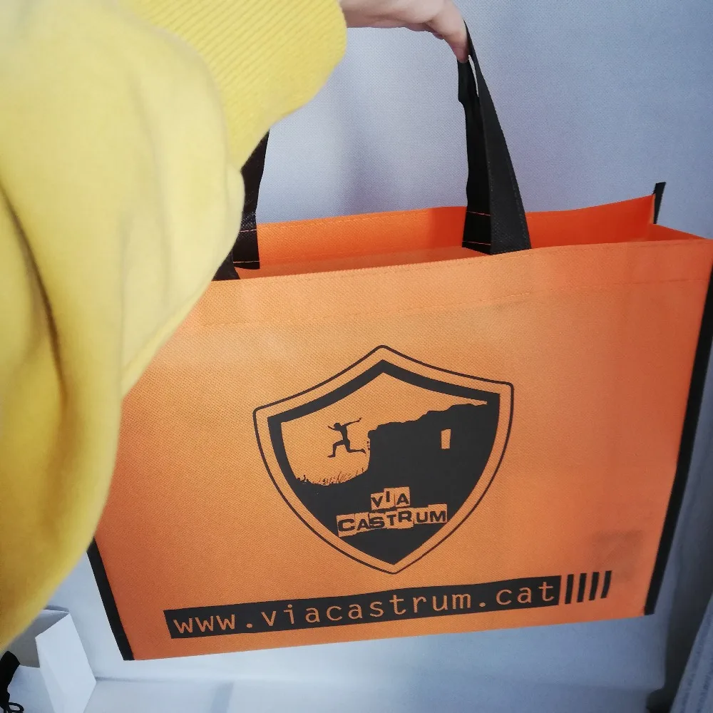 Оптовая продажа 1500 шт./лот 30Hx40x10cm Экологичная хозяйственная сумка многоразовая