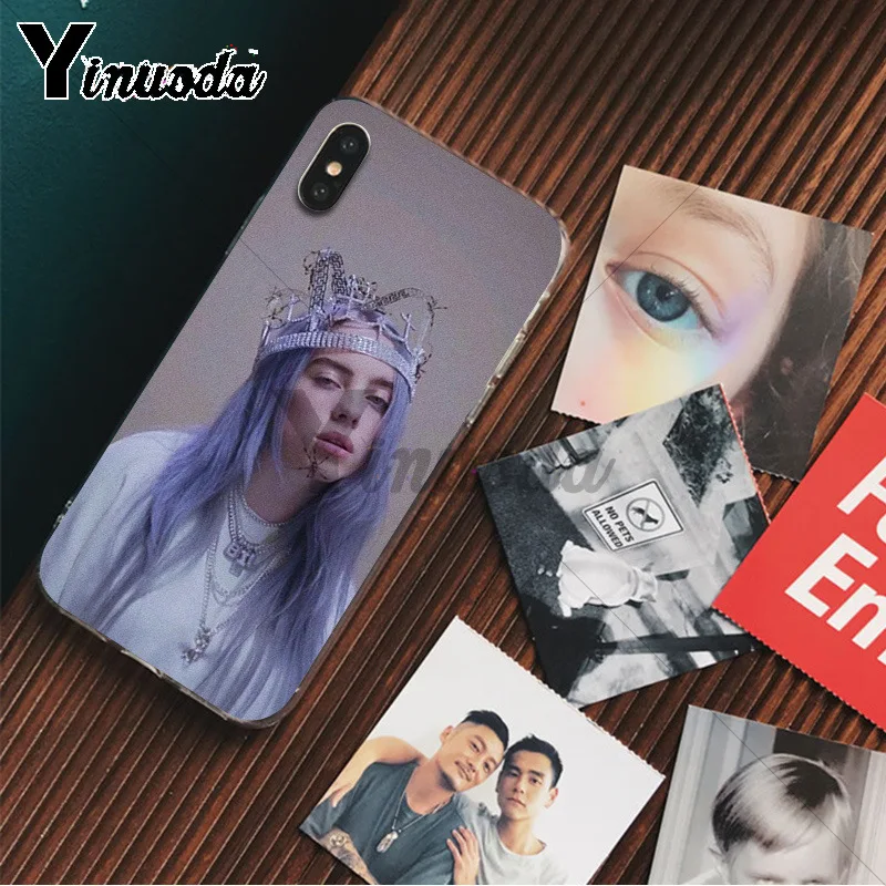 A3 Yinuoda Billie Eilish 13 Девушка ТПУ чехол для телефона оболочка для Apple iPhone 8 7 6 6S Plus X XS MAX 5 5S SE XR Чехлы для мобильных телефонов - Цвет: A3