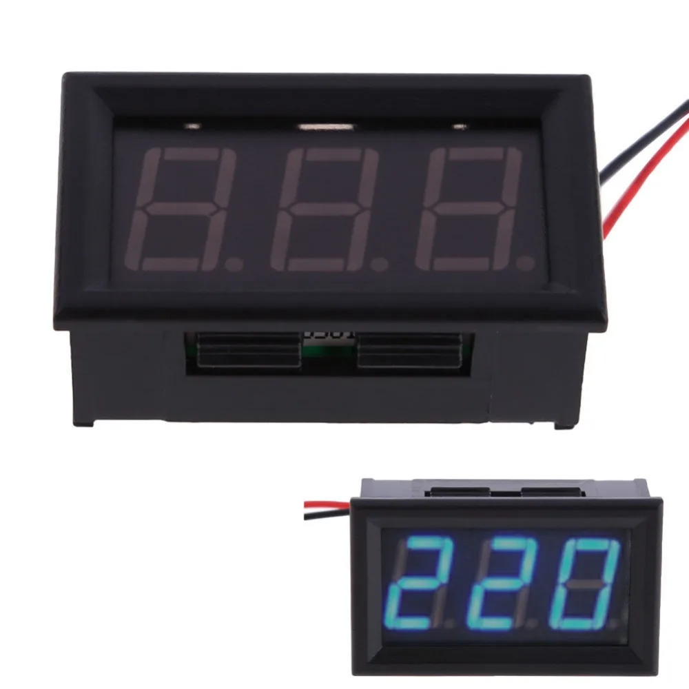 Цифровой светодиодный вольтметр переменного тока 30 500 в 1 шт.|display voltage|display voltage