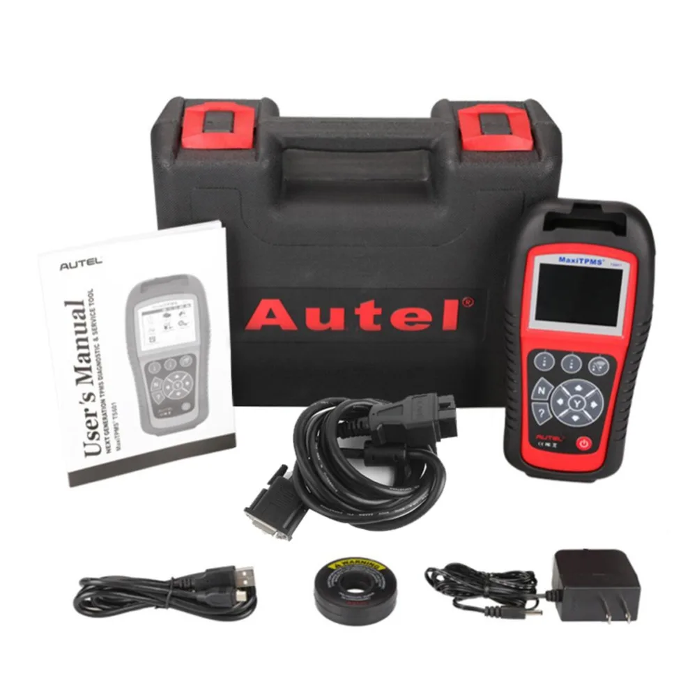 Autel MaxiTPMS TS601 OBDII диагностический инструмент OBD2 сканер TPMS программист Автоматическая система мониторинга давления в шинах 433 МГц 315 МГц датчик