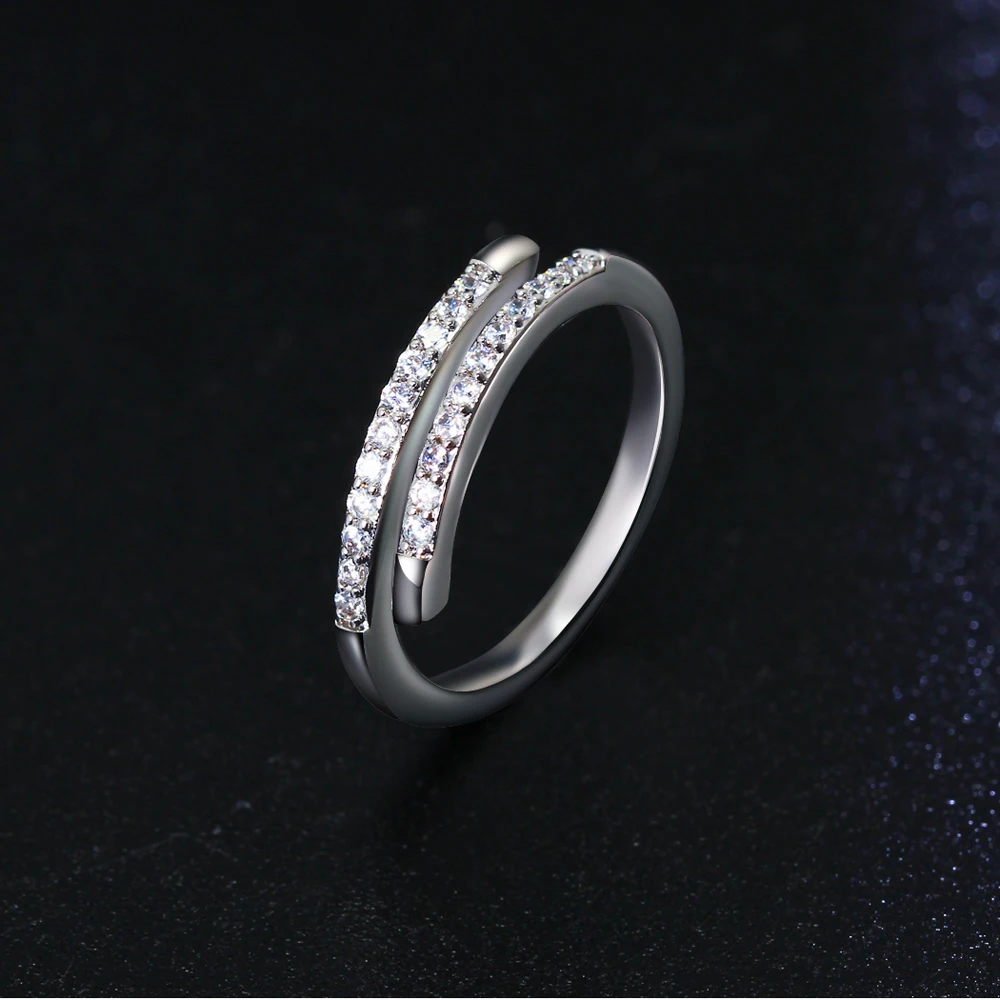 Свадебные Кольца для wmone Одежда высшего качества простые AAA кубического циркония