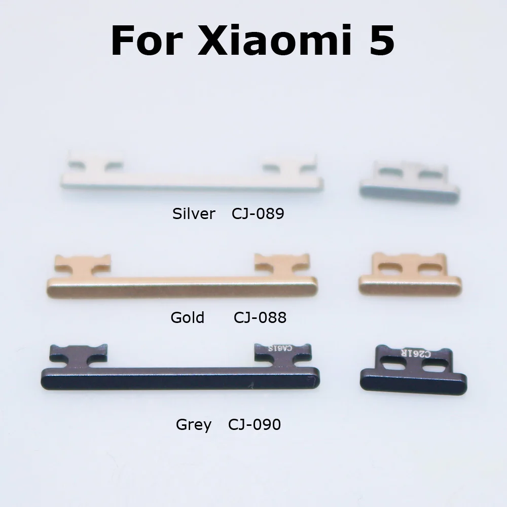ChengHaoRan 1 шт. Боковая кнопка питания Кнопка громкости запасные части для Xiaomi mi 4 M4 M5 5S Xiao mi NOTE/Xiao mi MAX ремонт