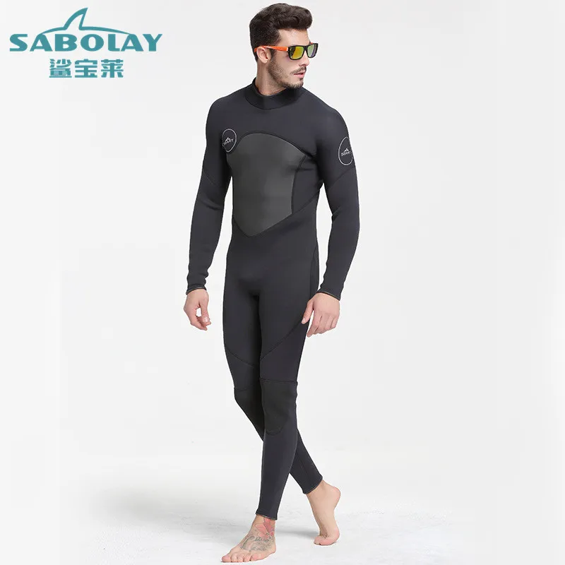 Лучшее качество 3 мм гидрокостюм Для мужчин для подводной охоты костюмы