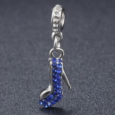 CUTEECO серебряные туфли на высоком каблуке Подвесные приспособления Pandora браслет Шарм DIY бусины Женские ювелирные аксессуары Pingente Berloque - Окраска металла: A4