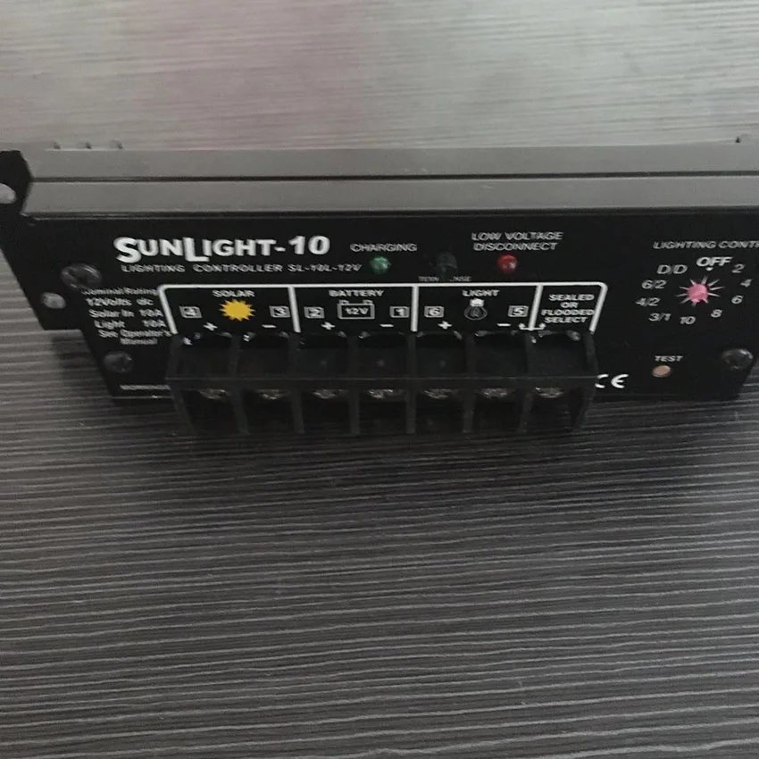 Бесплатная доставка дневной солнесветильник контроллер Morningstar 10 А|solar controller|solar