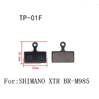 WasaFire, 4 пары/партия, полуметаллические тормозные колодки для shimano xt/sram/avid/magura/hayes/formula/tektro, гидравлические дисковые Тормозные колодки для велосипеда - Цвет: 01F