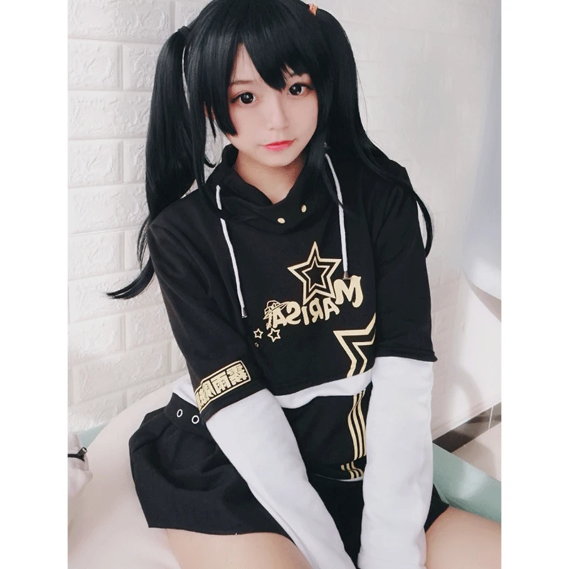 Худи для косплея по мотивам аниме Toho TouHou Project свитшоты Kirisame Marisa Женский пуловер