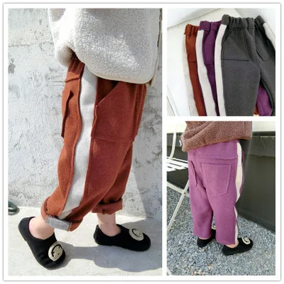 

Children Clothing Babytracksuit 2019 New Kids Boys Cotton Casual Pants Boys and Girls Korean Fashion Striped Sport Pant Trousers