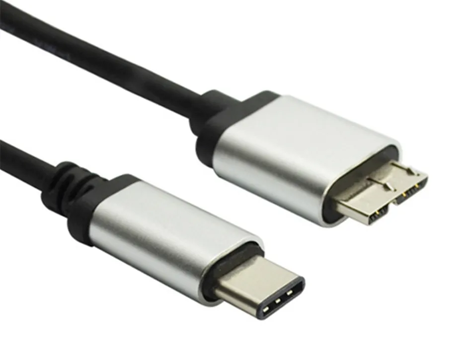 USB3.1 тип-c к USB3.0 Micro B Кабельный разъем мужчин и женщин зарядный кабель для передачи данных для жесткого диска Смартфона 1 м черный USB C