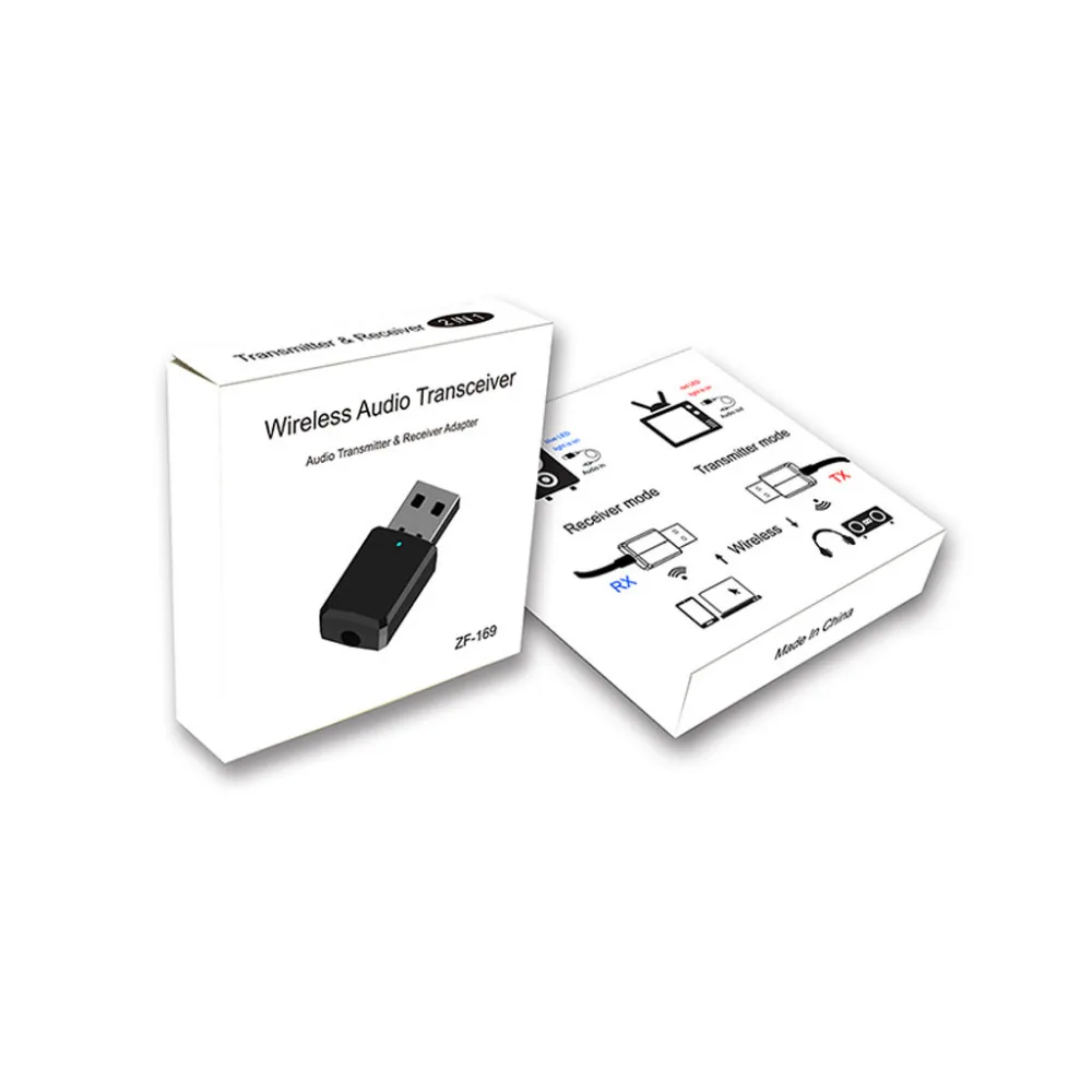 3,5 мм беспроводной Bluetooth 5,0+ EDR USB AUX аудио музыкальный приемник/передатчик адаптер супер-портативный аудио-потоковое питание 40AP23