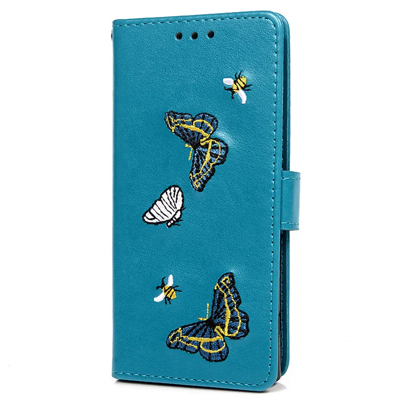 YOKIRIN Butterfly Flip Leather Case For Sony Xperia XA1 Cover Stand Holder Card Slot Coque Capa Wallet | Мобильные телефоны и