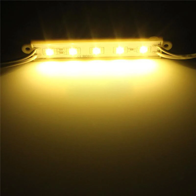 5050 Светодиодный модуль 5 SMD полосы Водонепроницаемый газа Группа лампы DC 12 В 20 шт.