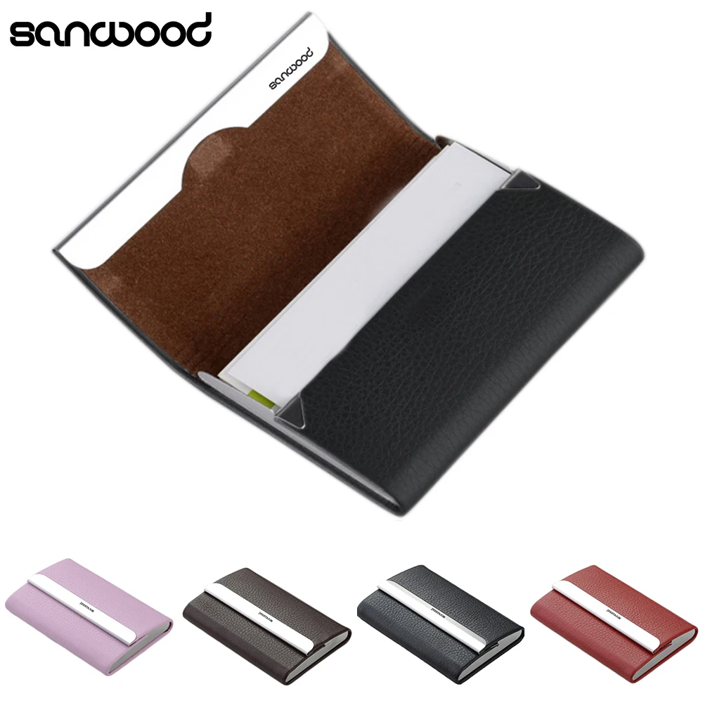 Держатель для карт Magic из искусственной кожи чехол бумажник с клипсой ID 9XYU|leather