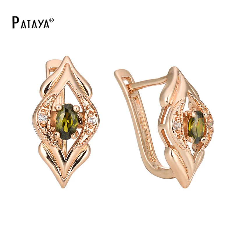 Женские серьги-капельки PATAYA романтичные серьги из розового золота цвета