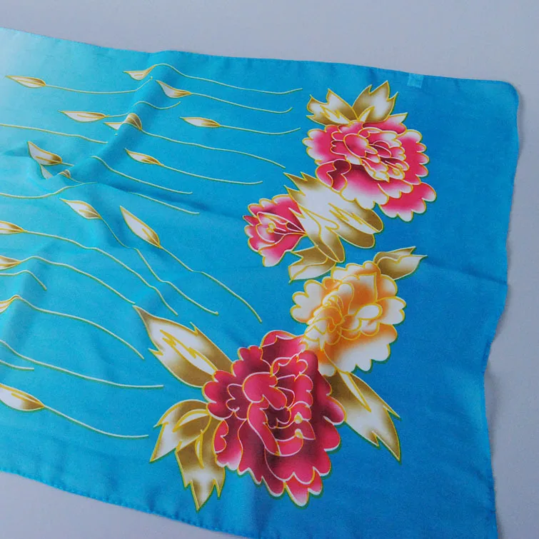 Заводская цена Женский Тонкий цветочный шарф с принтом шали из супершифона