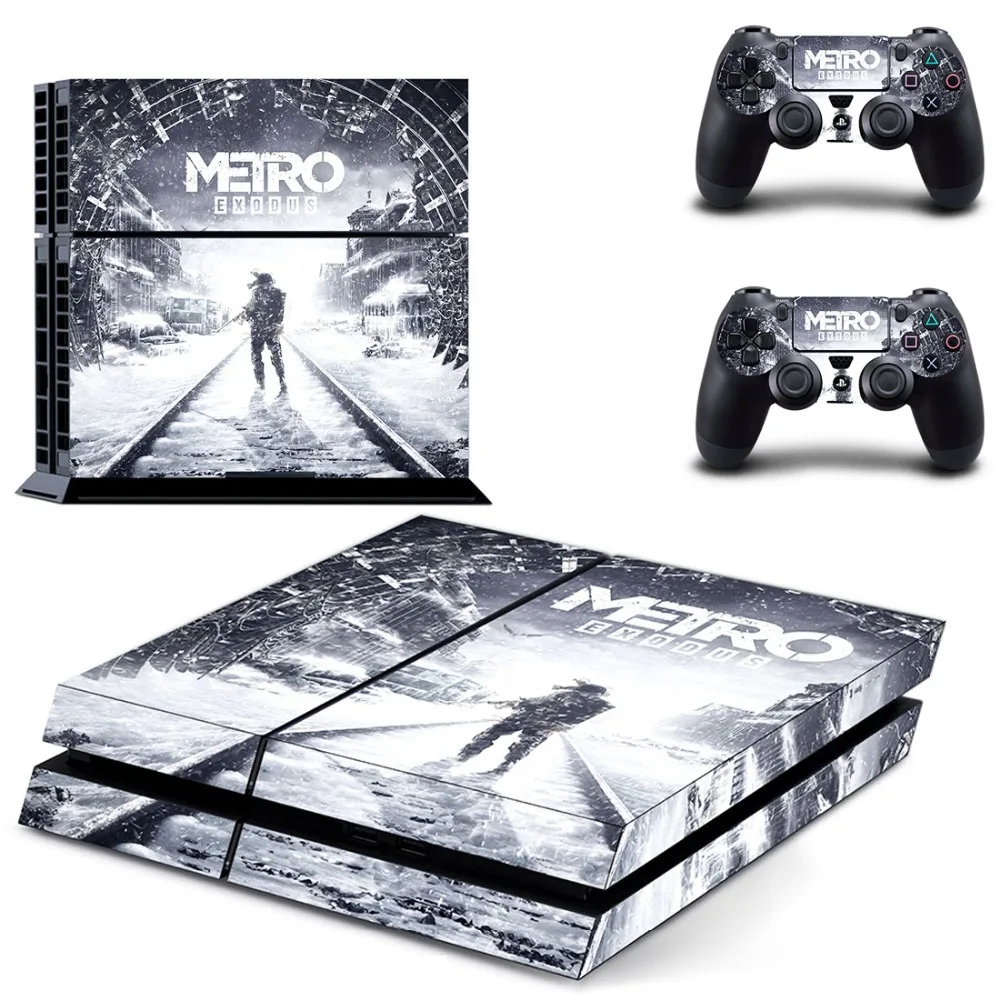 Игра Metro Exodus PS4 кожи Стикеры наклейка для Sony Игровые приставки 4 консоли и 2