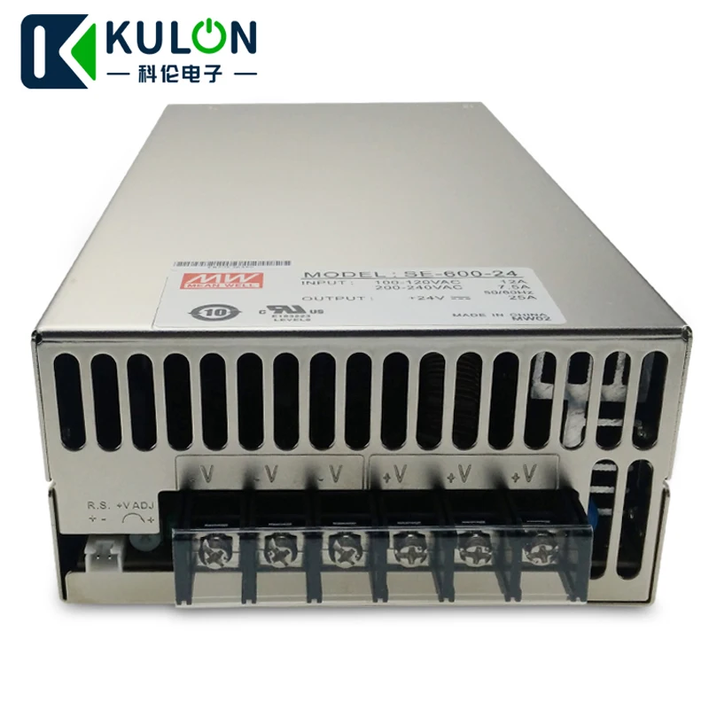 Оригинал Mean well SE-600 AC /DC 48V 36V 27V 24V 12V 5V драйвер источника питания трансформатор