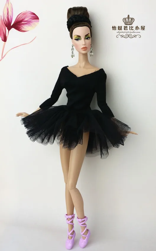 Балетное платье для куклы Барби 1/6 Свадебные pullip аксессуары одежда принцессы