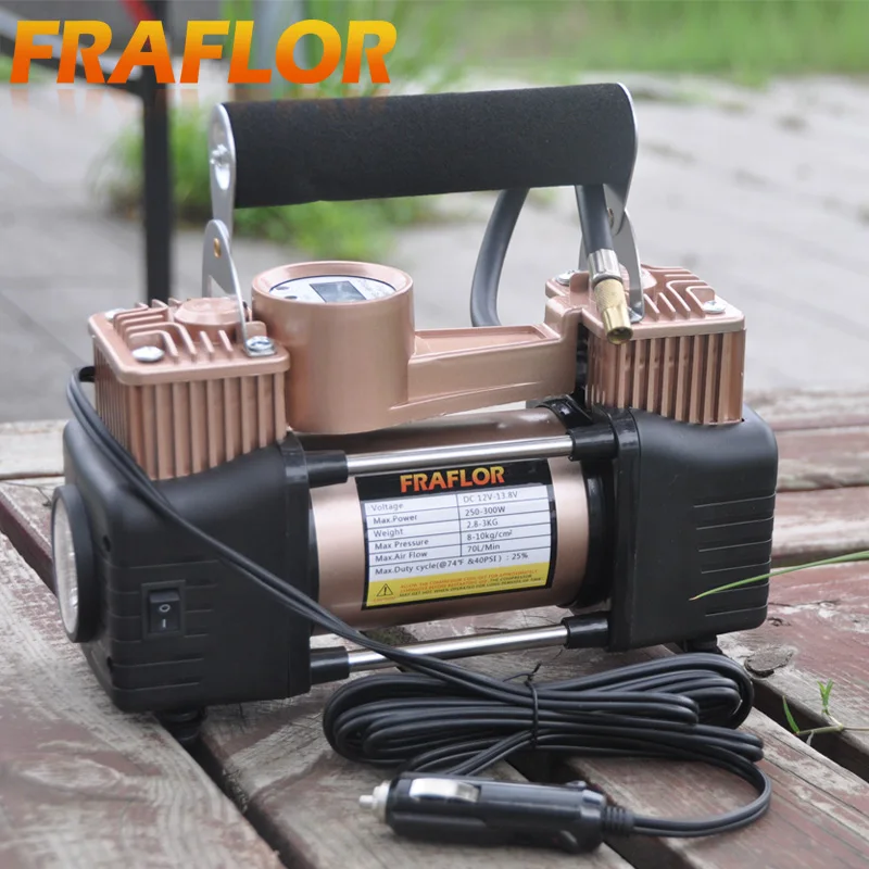Цифровой предварительный комплект портативный 12 В 150Psi автомобильный насос для