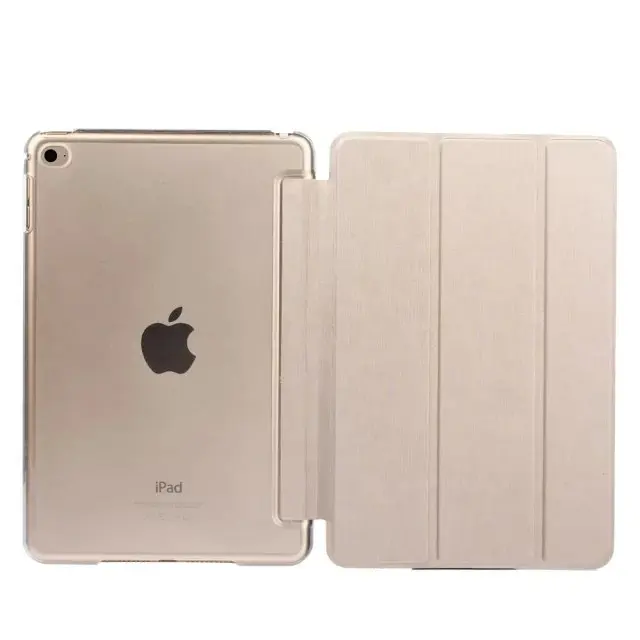 Сверхтонкий чехол подставка из ПУ кожи для ipad mini 4 Mini4 с шелковым узором + Защитная