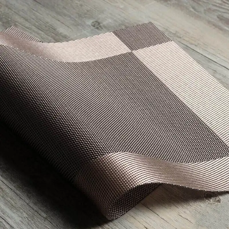 Deep Brown ONEUP Европейский стиль подставки под столовые приборы водонепроницаемые подставки под стол противоскользящие термостойкие столовые приборы элегантные подставки под столовые приборы - Цвет: Deep Brown