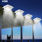 4 шт. в упаковке, светильник на солнечной батарее с датчиком движения, 12 светодиодов, светильник на солнечной батарее, уличный светильник на солнечной батарее, светильник для садовой безопасности