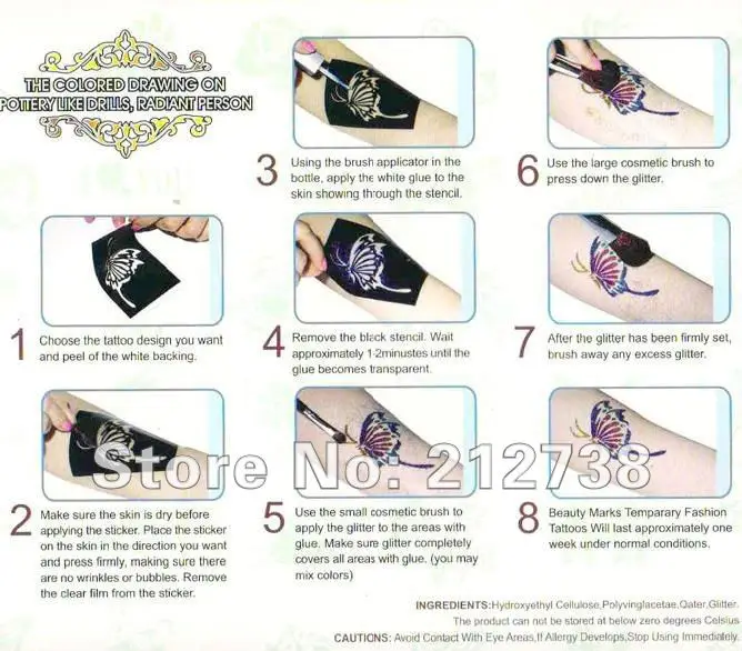 100 шт. трафареты для татуировок|designer tattoos|tattoo designstencils for body painting |