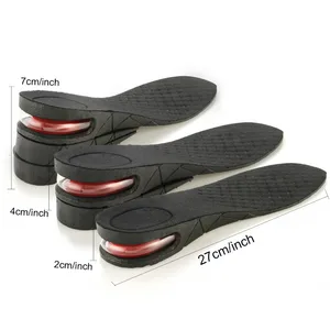 Съемные надувные вставки для каблука, 7 см, увеличивают рост, подъем обуви, стельки 35-45 ярдов, обувь