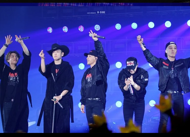 Bigbang сделал концертный же все члены печати черный/белый футболка для vips Летняя